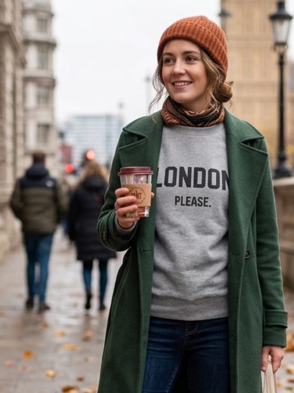 Brunette The Label LONDON PLEASE sweatshirt